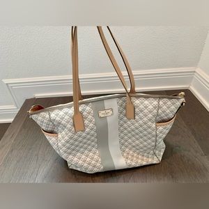 Kate Spade Margareta bag in white and gray